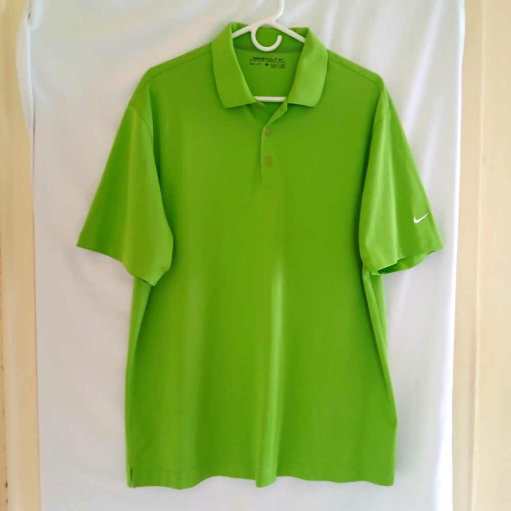 Nike Golf Dri-fit Polo Shirt Size Large